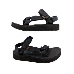Teva Black Flatform Universal Sandal